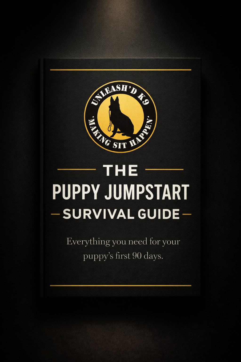 The Puppy Jumpstart Survival Guide - Dog Training Guide by Unleash'd K9