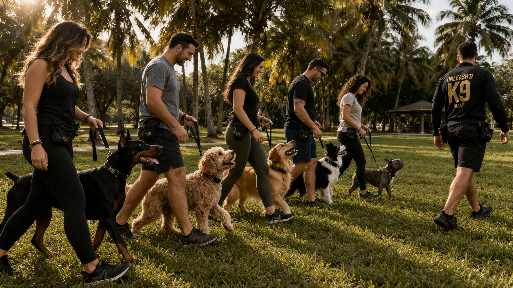 Sessões privadas de treino canino Sul da Flórida