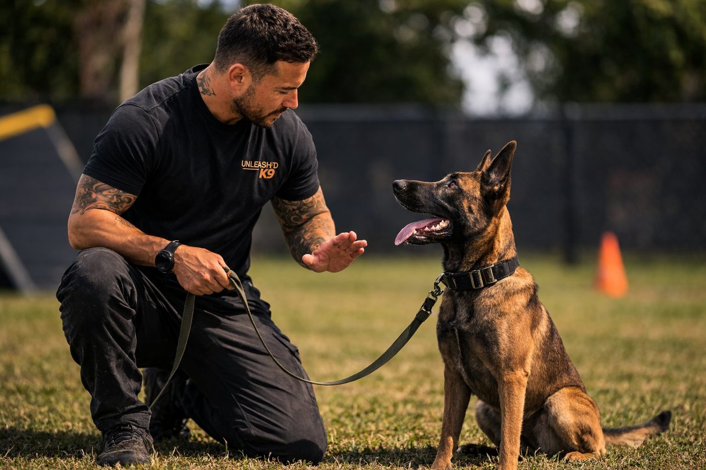 Sessão privada de treino canino 1 a 1 com treinador no Sul da Flórida